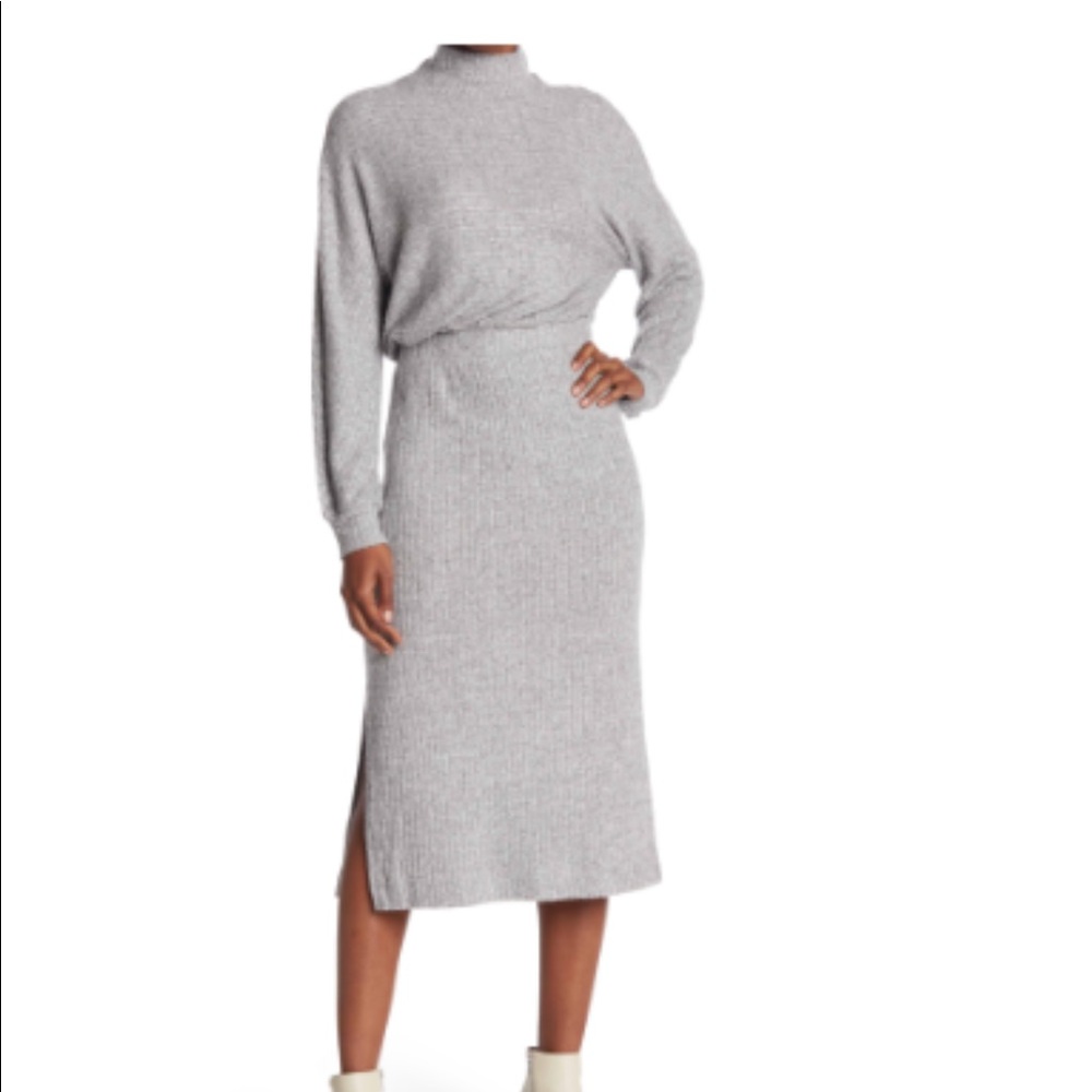 Midi sweater dress